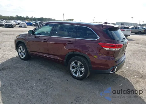 2017 Toyota Highlander Limited from USA, damaged, VIN 5TDYZRFH5HS221354
